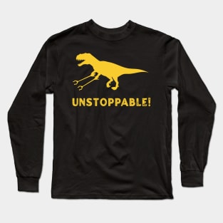 Unstoppable T Rex With Grabbers Long Arms Long Sleeve T-Shirt